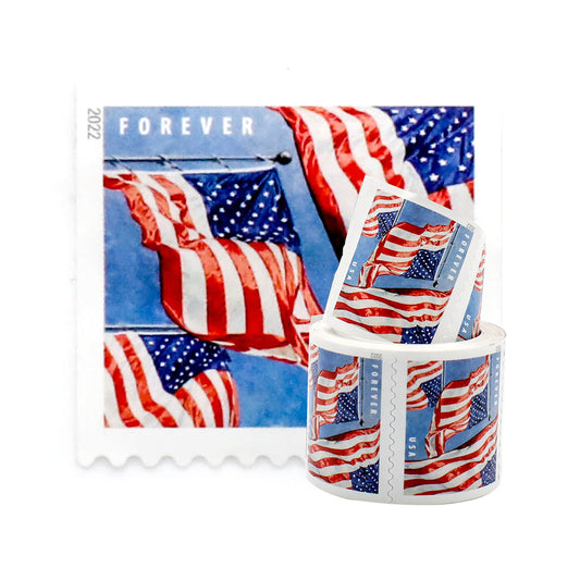 USPS Postal Stamps roll of 100 stamps 2022